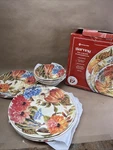 Melamine Dinnerware Set Outdoor Fall Harvest Plates Bowls 12 Pc New. Fixed Price $39.99.