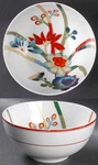 Rare 4 Ralph Lauren *red White Pagoda Coupe *cereal Bowls Asian Inspired Floral. Fixed Price $199.95.