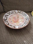 Intrada Baroque Honey 12" Round Serving Bowl 3 1/2" Height Made Italy. Fixed Price $33.58.