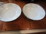 Pair (2) Noritake Legendary Sweet Leilani 7 1/2 Inch Coupe Cereal/soup Bowls. Fixed Price $12.00.