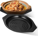 Heat Resistant Korean Stone Bowl Trivet Casserole Tray With Anti-slip Base. Fixed Price $20.27.