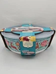 The Pioneer Woman 6 Piece Festive Forest Melamine Serving Bowl With Lids Set Nwt. Fixed Price $45.00.