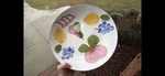 Certified International Corp Made Portugal Hand Painted Ceramic Fruit Bowl. Fixed Price $40.00.