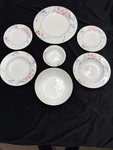 Vintage Retired Mikasa Bone China CAH20 Matisse 7 Pc Replacement Set Japan. Fixed Price $99.99.