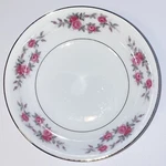 2 Porcelain Fruit Dessert Snack Sauce Bowls 5.5 Pink Rose Garland # 8047 Japan. Fixed Price $14.90.