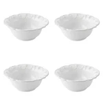 Juliska Jardins Du Monde Whitewash Cereal/ice Cream Bowl Set Of 4. Fixed Price $165.95.