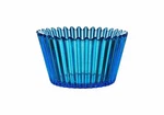 Blue Kosta Boda Cupcake Small Glass Serving Bowl Dish Plants #7051328 New!. Fixed Price $48.00.