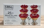 Libbey Just Desserts 12 Mini Flare Glasses & Spoons 24 Piece Set No Recipe Card. Fixed Price $25.00.