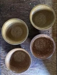 1952, 1956 Halsey Scranton,pa Us Military Mess Brown Plastic Bowls 17OZ Set Of 4. Fixed Price $14.99.