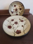 Pfaltzgraff Discontinued Studio Aster Plate 11" And Bowl 8" Nwt. Fixed Price $40.00.