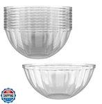 Prestee Clear Plastic Serving Bowls, 96 Oz. Pack - Round Disposable Large. Fixed Price $39.99.
