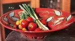 Southern Living At Home Gail Pittman Bountiful Bowl Hand-painted 15. Fixed Price $40.00.