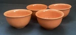 Corsica Home Hand Painted 4.5" Fruit Bowls Persimmon Orange Set Of Very Nice. Fixed Price $34.95.