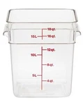 Cambro 18SFSCW135 Square Container Quart Capacity, Clear. Fixed Price $39.29.