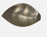 Nambe Eco MT0849 2015 Nut Bowl Leaf Shape Aluminum Modernist. Fixed Price $30.00.