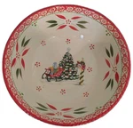 Temptations By Tara Christmas "holiday" 3 Qt Mixing/serving Bowl W/lid, New. Fixed Price $18.00.