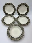 Mikasa Intaglio Tivoli Garden CA201 Soup Bowls Set Of 5 Multicolor Stoneware. Fixed Price $42.99.