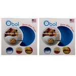 2 Blue Obol The Original Crispy Bowl Never Soggy Cereal Chip Dip New. Fixed Price $24.95.