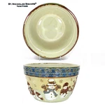 St. Nicholas Square Forest Friends 4QT Large 9.5" Mixing Serving Bowl Snowman. Fixed Price $29.95.