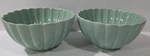 Pioneer Woman Colette Scalloped Bowl Mint Green Cereal Fruit Stoneware Set Of 2. Fixed Price $10.00.