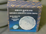 Johann Haviland Germany Fine China - Blue Garland Pattern Vegetable Bowl Nos. Fixed Price $28.00.