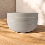 Mainstays Dinner Bowls Bpa Free Cereal Interwoven Etched Plastic 42 Oz Blue. Fixed Price $12.99.