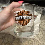Harley Davidson Bar & Shield Double Old Fashioned 10 Oz Glasses Set Of 4. Fixed Price $45.00.
