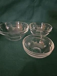 Clear Glass Prep Stacking Bowls Set Of 3. Fixed Price $8.99.