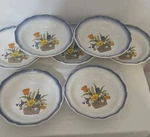 Set Of 7 Mikasa Country Club Garden Treasures CA508 Soup Cereal Bowl 8.5 '. Fixed Price $45.00.