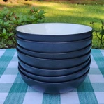 Noritake Colorwave #8034 Graphite Coupe Cereal/soup Bowls 7". Fixed Price $59.99.