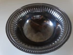 Wilton Armetale Flutes Pearls Large Round Salad Serving Bowl 12". Fixed Price $22.49.