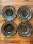 4 Steelite International 2016 Large 10.5" Brown Craft Nouveau Bowls Made England. Fixed Price $65.00.