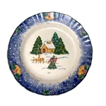 Sleigh Bells DD012 Mikasa Country Classics Dinner Plate 11-1/8 Christmas. Fixed Price $19.99.