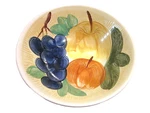 Corona Serving Bowls Ovenproof Hand Painted Underglaze Japan Brown Fruit. Fixed Price $10.99.