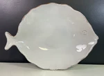 Vietri White Fish 14" Large Oval Bowl Pesce Bianco Italy. Fixed Price $149.99.