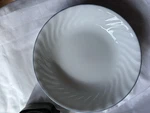 Corning Ware Corelle Pink Trio Flat Rim Style Pasta Bowl 8 1/2" Diameter Set OF5. Fixed Price $64.99.