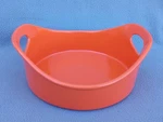 Rachael Ray - Quart Oval Handled Serveware Bowl Orange 10 1/2" X 9. Fixed Price $24.00.
