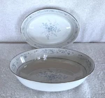 Set Of Noritake #2693 Carolyn 5/8 Inch Oval Vegetable Serving Bowl. Fixed Price $29.99.