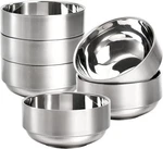 Lyellfe 6 Pack 18/8 Stainless Steel Bowls, Double Walled Insulated Soup.... Fixed Price $29.11.