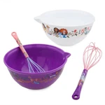 Disney Eats Princess Mixing Bowls And Whisk Set - Kitchen Accessories. Fixed Price $55.00.