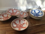 Threshold Melamine Cereal Bowls Pick Red Or Blue & White 7.5 Set Of 2 Nwt. Fixed Price $15.20.