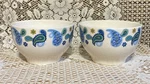 Royal Norfolk Blue Paisley Soup Cereal Bowls Set 2 Stoneware Retro Boho Kitchen. Fixed Price $22.50.