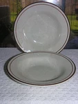 Set Of 2 Since 1847 World Ultima Cream Stoneware Bowl DSD-37. Fixed Price $8.99.