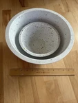 2 Zak! Designs Confetti Nesting Serving Bowls White Color Durable Melamine. Fixed Price $34.99.