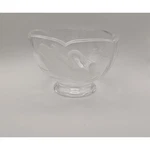 Teleflora Gifts 24% Lead Crystal Swan Pedestal Bowl Made In France Frosted Clear. Fixed Price $15.00.