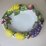 Certified International Fruit Rim Serving Bowl Italy Hand Painted Ceramic. Fixed Price $23.99.