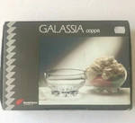 Vintage Galassia Coppa Ice Cream Snack Bowls Italy 6 Pc Box. Fixed Price $49.99.