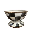Mackenzie-childs Courtly Check Enamel Ice Cream Bowl, Serving Candy Dish. Fixed Price $40.00.