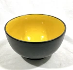 Klikel Gift Gallery Ceramic Stoneware Salad/soup Bowl Matte Black Exterior (one). Fixed Price $5.99.