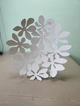 Ikea Stockholm Monica Mulder Design Large White Bowl Floral Centerpiece K14. Fixed Price $47.12.